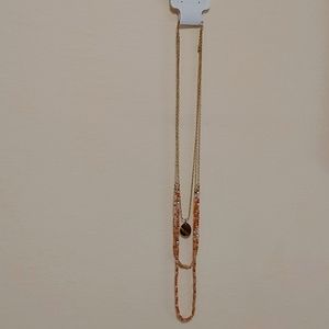 Charming Charlie Tiger's Eye Necklace. 17" in length.